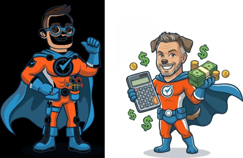 Captain Right Away and Captain Coupon — the family-owned duo behind Abraham AC