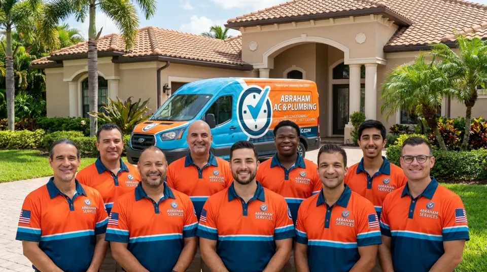 Abraham AC installation team that installs Lennox, Trane, Daikin, Goodman, and Amana systems in Broward County