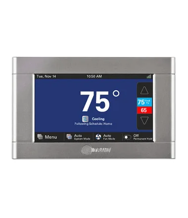 Trane XL824 thermostat product image for Broward County HVAC control planning.