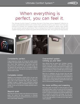 Ultimate Comfort System™ Product Card - Abraham AC